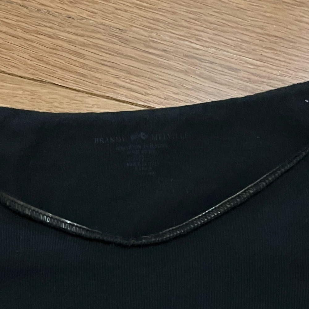 Brandy Melville Classic Black Long Sleeve Tee
